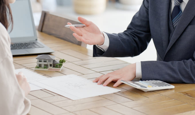 相談を受けている写真